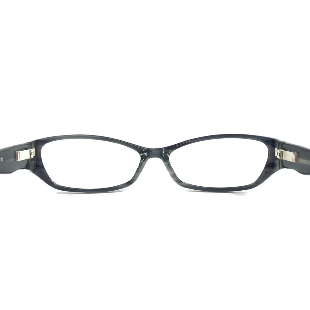 Adin Thomas Eyeglasses Frames AT-248 C2 Blue Gray Rectangle Full Rim 53-15-135